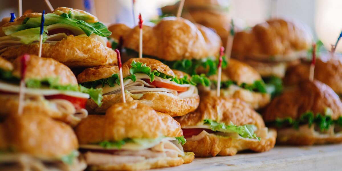 Croissant Sandwich Stack