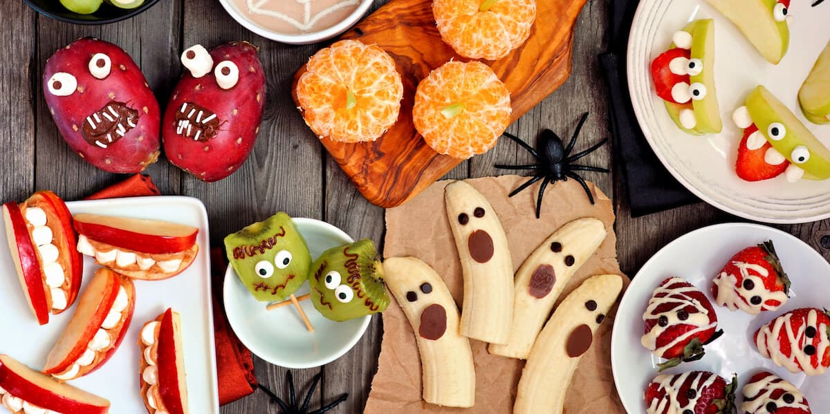 Halloween fruit treats